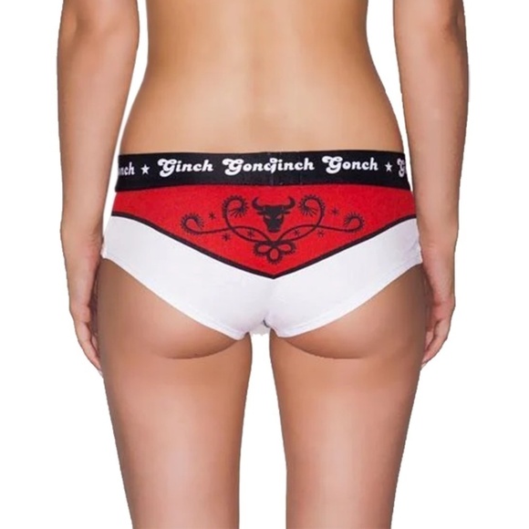 GINCH Gonch Boyfriend Inspired Brief Underwear Panty El Toro Print NIP - Picture 6 of 12